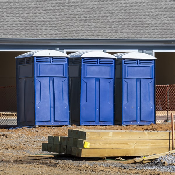 how do you dispose of waste after the portable restrooms have been emptied in Drake CO